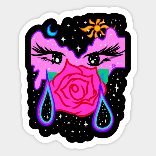 Eyes crying Sticker